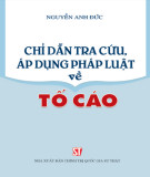 Một số hướng dẫn tra cứu, áp dụng pháp luật tố cáo: Phần 1