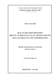 Luận văn Thạc sĩ Quản lý giáo dục: Quản lý hoạt động bồi dưỡng đội ngũ cán bộ quản lý tại các trường mầm non công lập thị xã Tân Uyên, tỉnh Bình Dương