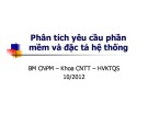 Bài giảng Công nghệ phần mềm: Bài 2 - Học viện Kỹ thuật Quân sự