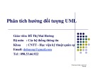 Bài giảng Phân tích hướng đối tượng UML: Bài 0 - Đỗ Thị Mai Hường