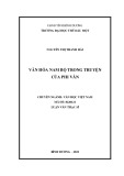 Luận văn Thạc sĩ Văn học Việt Nam: Văn hóa Nam Bộ trong truyện của Phi Vân