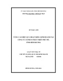 Luận văn Thạc sĩ Quản trị kinh doanh: Nâng cao hiệu quả hoạt động kinh doanh tại Công ty Cổ Phần Phát Triển Phú Mỹ tỉnh Bình Dương