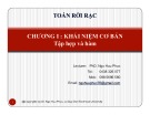 Bài giảng Toán rời rạc: Chương 1.4 - Dr. Ngô Hữu Phúc