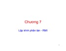 Bài giảng Công nghệ lập trình tích hợp: Chương 7 - TS. Nguyễn Quang Uy