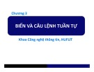 Bài giảng Nhập môn lập trình: Chương 3 - Trường Đại học Ngoại ngữ - Tin học, TP.HCM