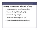 Bài giảng Truyền dữ liệu: Chương 3 - ThS. Cao Văn Lợi