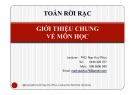 Bài giảng Toán rời rạc: Chương 0 - Dr. Ngô Hữu Phúc