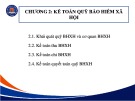 Bài giảng Kế toán công 3 - Chương 2: Kế toán quỹ bảo hiểm xã hội