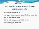 Bài giảng Quản trị tác nghiệp doanh nghiệp lữ hành - Chương 3: Quan hệ giữa doanh nghiệp lữ hành với nhà cung cấp