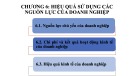 Bài giảng Kinh tế doanh nghiệp - Chương 6: Hiệu quả sử dụng các nguồn lực của doanh nghiệp (Năm 2022)