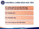 Bài giảng Marketing Du lịch - Chương 9: Chính sách xúc tiến (Năm 2022)