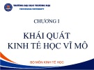 Bài giảng Kinh tế học vĩ mô 1 - Chương 1: Khái quát Kinh tế học vĩ mô (Năm 2022)