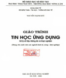 Giáo trình Tin học ứng dụng xử lý số liệu thống kê và thực nghiệm: Phần 2 - Nguyễn Mạnh Đức