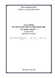 Giáo trình Kỹ thuật bào chế và sinh dược học các dạng thuốc-I (Ngành: Dược - CĐ) - Trường cao đẳng Bình Phước