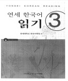 Giáo trình Yonsei Korean reading 3: Phần 1