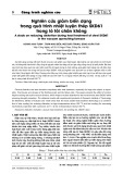 Nghiên cứu giảm biến dạng trong quá trình nhiệt luyện thép SKD61 trong lò tôi chân không