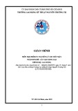 Giáo trình Nguyên lý chi tiết máy (Ngành: Cắt gọt kim loại - Trình độ: Cao đẳng) - CĐ Kỹ thuật Nguyễn Trường Tộ