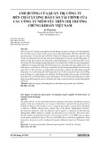 Ảnh hưởng của quản trị công ty đến chất lượng báo cáo tài chính của các công ty niêm yết trên thị trường chứng khoán Việt Nam