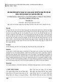 Mô hình phối hợp sử dụng suy luận logic mờ để dự báo tốc độ gió dùng cho vận hành các nhà máy điện gió