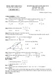 Đề thi học kì 2 môn Toán lớp 9 năm 2022-2023 có đáp án - Trường THCS Nghĩa Châu