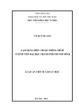 Luận án Tiến sĩ Tâm lý học: Lạm dụng điện thoại thông minh ở sinh viên đại học thành phố Hồ Chí Minh