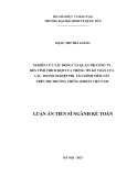 Luận án Tiến sĩ ngành Kế toán: Nghiên cứu tác động của quản trị công ty đến tính thích hợp của thông tin kế toán của các doanh nghiệp phi tài chính niêm yết trên thị trường chứng khoán Việt Nam