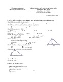 Đề thi giữa học kì 1 môn Toán lớp 9 năm 2022-2023 có đáp án - Trường THCS Yên Khang