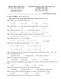 Đề thi giữa học kì 2 môn Toán lớp 9 năm 2022-2023 có đáp án - Trường THCS Nghĩa Thái
