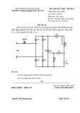 Đề thi kết thúc môn Lắp mạch điện tử ứng dụng có đáp án - Trường TCDTNT-GDTX Bắc Quang (Đề số 5)