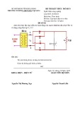 Đề thi kết thúc môn Lắp mạch điện tử cơ bản có đáp án - Trường TCNDTNT Bắc Quang (Đề số 2)