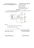 Đề thi kết thúc môn Lắp mạch điện tử cơ bản có đáp án - Trường TCNDTNT Bắc Quang (Đề 1)