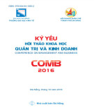 Quản trị và kinh doanh COMB 2016 - Kỷ yếu hội thảo khoa học: Phần 2