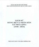 Ebook Lịch sử Đảng bộ và nhân dân xã Nhã Lộng (1930-2014): Phần 1