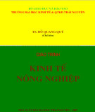 Giáo trình Kinh tế nông nghiệp: Phần 2 - TS. Đỗ Quang Quý