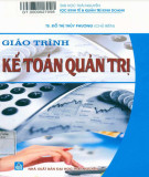 Giáo trình Kế toán quản trị: Phần 2 - TS. Đỗ Thị Thúy Phương