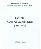 Ebook Lịch sử Đảng bộ xã Phú Đình (1946-2016): Phần 2