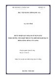 Tóm tắt Luận án Tiến sĩ Quản lý công: Hoàn thiện quy hoạch sử dụng đất theo hướng tích hợp thích ứng biến đổi khí hậu ở đồng bằng sông Cửu Long