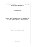 Luận án Tiến sĩ Quản lý công: Phối hợp trong thẩm định văn bản quy phạm pháp luật của chính quyền địa phương cấp tỉnh ở Việt Nam