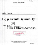 Giáo trình Lập trình quản lý với Microsoft Office Access: Phần 2