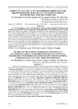 Nghiên cứu lưu giữ cá nâu (Scatophagus argus) và cá dìa (Siganus guttatus) giống qua lũ tại xã Hương Phong, thành phố Huế, tỉnh Thừa Thiên Huế