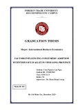 Graduation thesis International Business Economics: Factors influencing consumers' adoption intention of e-wallet in Vinh Long province