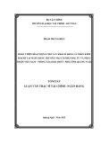 Tóm tắt Luận văn Thạc sĩ Tài chính ngân hàng: Hoàn thiện hoạt động cho vay khách hàng cá nhân kinh doanh tại Ngân hàng thương mại cổ phần Đầu tư và Phát triển Việt Nam - Phòng Giao dịch Đức Phổ, tỉnh Quảng Ngãi