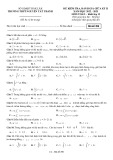 Đề thi giữa học kì 2 môn Toán lớp 12 năm 2022-2023 - Trường THPT Nguyễn Tất Thành, Đắk Lắk