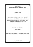 Tóm tắt Luận văn Thạc sĩ Tài chính ngân hàng: Phát triển dịch vụ ngân hàng điện tử theo hướng chuyển đổi số tại Ngân hàng Thương mại cổ phần Đầu tư và Phát triển Việt Nam - Chi nhánh Dung Quất