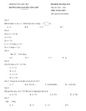 Đề thi học kì 1 môn Toán lớp 7 năm 2021-2022 có đáp án - Trường THCS Nguyễn Công Trứ