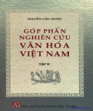 Nghiên cứu văn hóa Việt Nam (Tập II): Phần 1