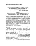 Ảnh hưởng của liều lượng và các dạng phân lân đến năng suất cây trồng và các dạng lân trong đất xám bạc màu Bắc Giang