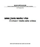 Tìm hiểu Sinh thái nhân văn và phát triển bền vững: Phần 1