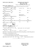 Đề thi giữa học kì 1 môn Toán lớp 6 năm 2022-2023 có đáp án - Trường THCS Nghĩa Hưng