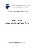 Giáo trình Nông hóa-Thổ nhưỡng - Trường Cao đẳng Sư phạm Lạng Sơn